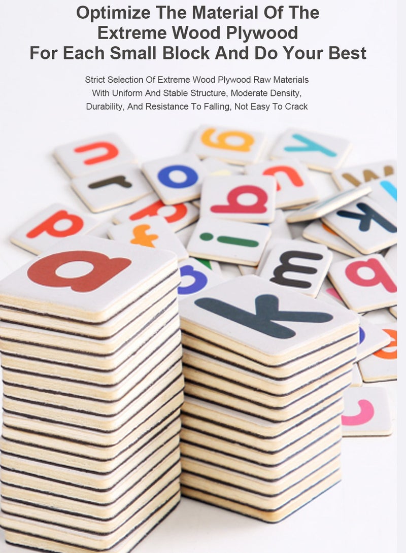 MaBaby لعبة ألغاز الكلمات المغناطيسية على شكل مشبك كتب للتعليم المبكر للأطفال وتعلم اللغة الإنجليزية - Image 3