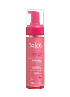 Cake Beauty Cake Beauty Thick Trick Volumizing Styling Foam Hair Mousse, Green Tea & Ginseng for Volume & Shine, Vegan for Women, Sulfate, Paraben & Cruelty Free, Basic, 6.8 Oz, basic (MA00268)  - Image 2