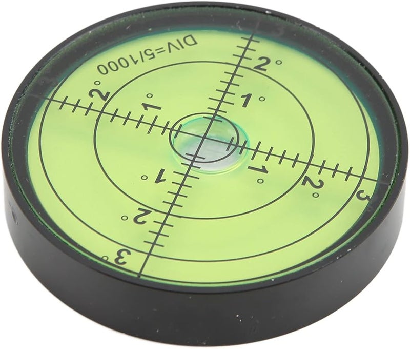 60x12 مم فقاعة مستوى دائرية معدنية عالية الدقة ومقاومة للصدمات لآلات التشغيل والأدوات - Image 3