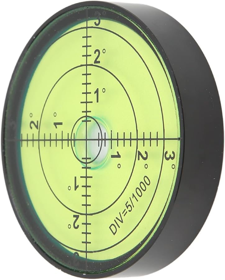 60x12 مم فقاعة مستوى دائرية معدنية عالية الدقة ومقاومة للصدمات لآلات التشغيل والأدوات - Image 4