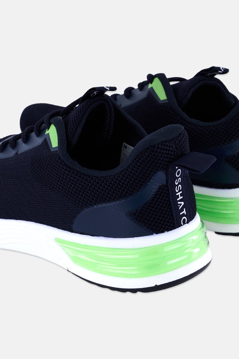 CROSSHATCH Men Nyles Lace Up Training Shoes, Navy - Image 3