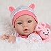 Aori Reborn Baby Dolls Lifelike 18inch Real Life Newborn Girl with UltraRealistic Handcrafted Details Flexible Limbs Gift Set for Kids 3 Parents Elderly and Collectors - Image 4