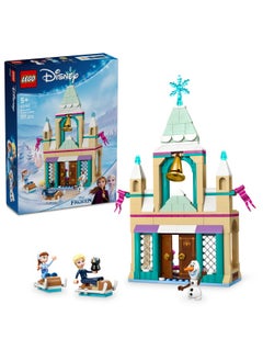 LEGO ǀ Disney Arendelle Frozen Castle Playset, Princess Building Toy for 5 Plus Year Old Girls, Features Anna, Elsa, Olaf Minidolls and a Penguin Figure 43265 (177 pieces)  - Image 1