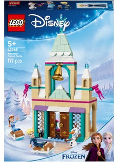 LEGO ǀ Disney Arendelle Frozen Castle Playset, Princess Building Toy for 5 Plus Year Old Girls, Features Anna, Elsa, Olaf Minidolls and a Penguin Figure 43265 (177 pieces)  - Image 2