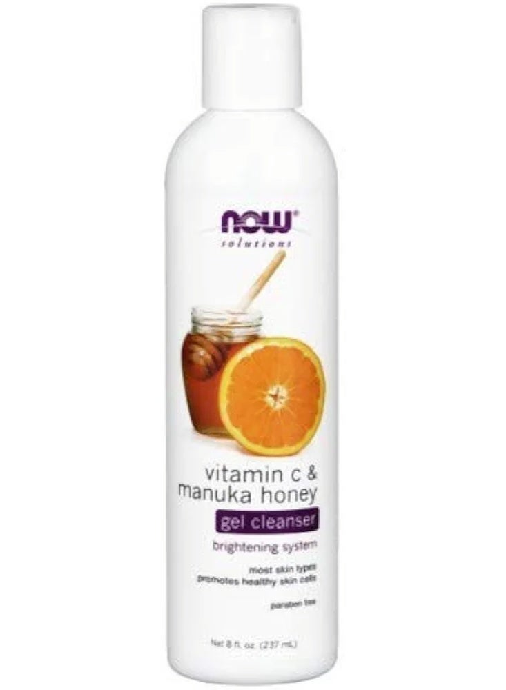 Now Cleansing Gel with Vitamin C & Manuka Honey - 237 ml - Image 2