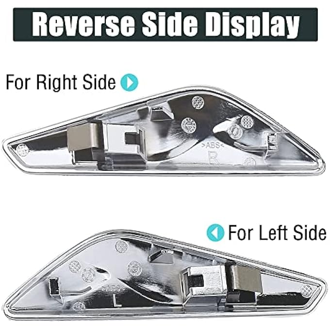 rayihni Front Fender Chrome Finisher Right And Left Side For Bmw X3 F25 X4 F26 20132017 Year Oem 51117338569 51117338570 - Image 5