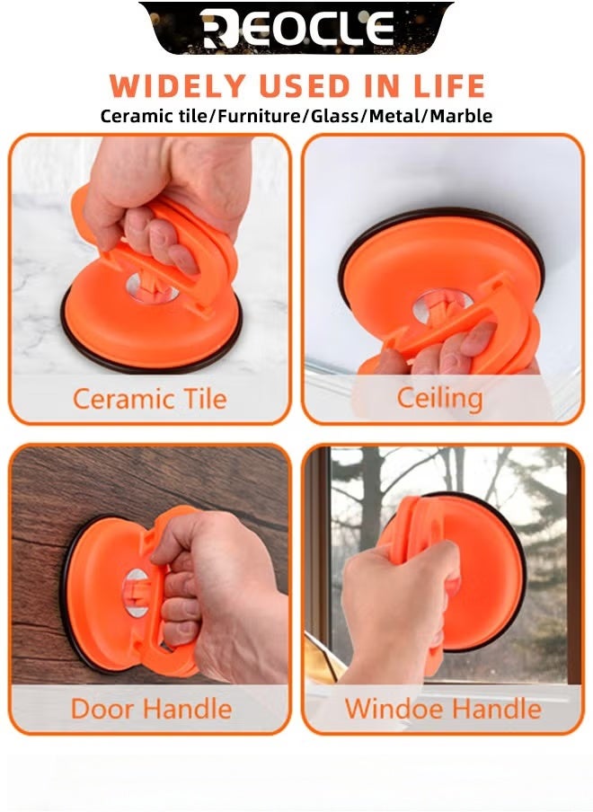 REOCLE Car Dent Puller Remover with Suction Cups Powerful Dent Remover Tools Paintless Dent Repair Kit for Car Body Dent & Glass & Tiles  - Image 5