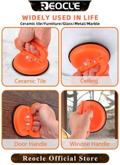 REOCLE Car Dent Puller Remover with Suction Cups Powerful Dent Remover Tools Paintless Dent Repair Kit for Car Body Dent & Glass & Tiles  - Image 5