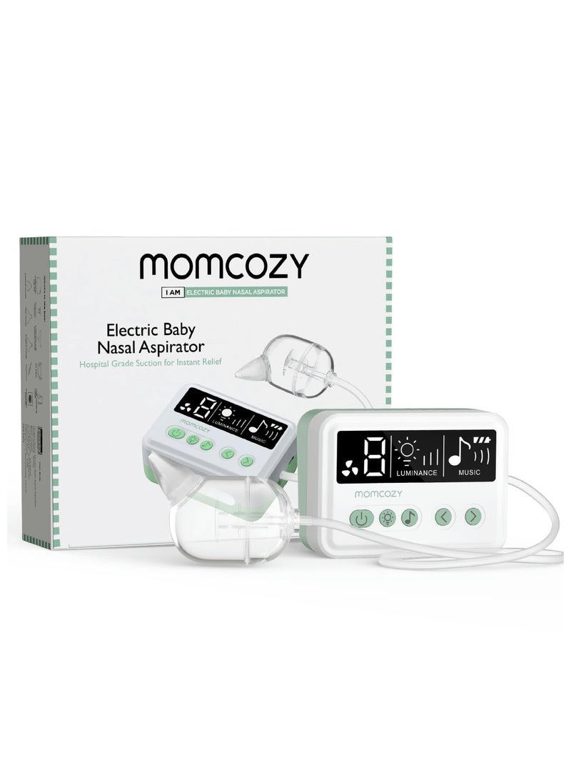 Momcozy - شفاط أنف الطفل، 9 مستويات شفط أنف الطفل، مصاصة كهربائية لحديثي الولادة والرضع والأطفال الصغار - Image 1