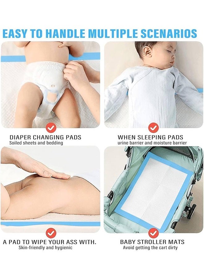 Beauenty Disposable baby diaper pads, baby diaper pads, waterproof diaper pads, 5 layers of protection, ventilated and quick-drying leakproof  - Image 4