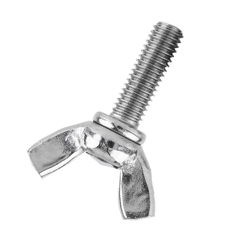 5 قطع براغي ذراعيات إبهام DIN316 من فولاذ 304 غير قابل للصدأ (مقاس M6*16) - Image 5