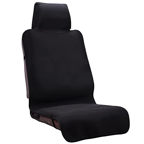 DREAMANIA Waterproof Seat Cover, Upgraded Sweat Carseat Protector, Perfect for Universal Anti-Slip Car Truck SUV Seat, Ideal for Surfing Yoga Gym Workout, Black - Image 1
