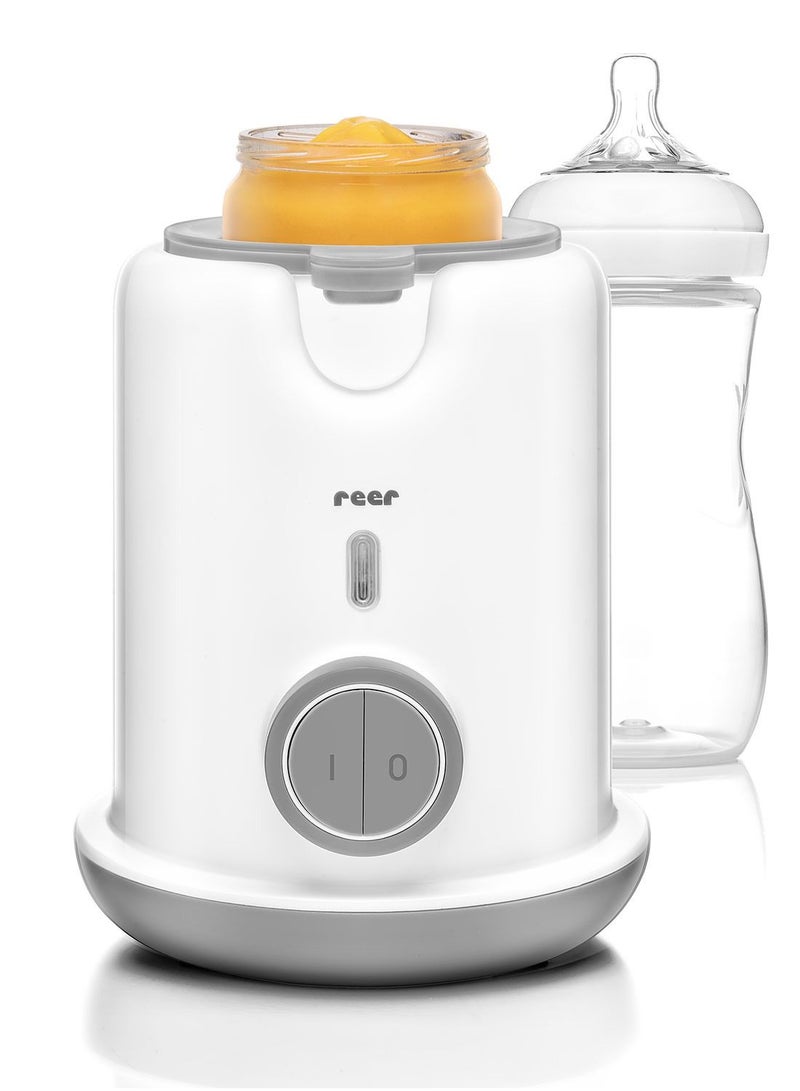 REER TurboFood Bottle Warmer for All Common Baby Food/Feeding Bottles, Quick Warming in only 90 seconds, Indicator Light and Automatic Switch-Off. - Image 1