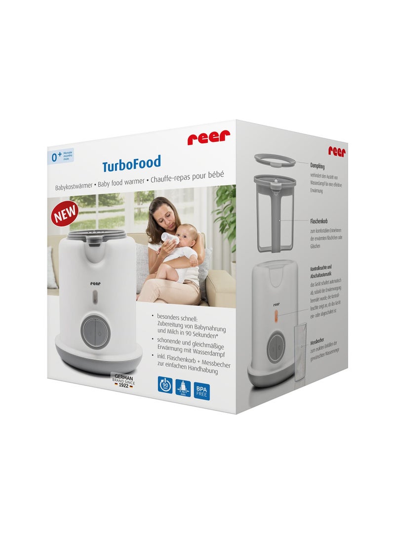REER TurboFood Bottle Warmer for All Common Baby Food/Feeding Bottles, Quick Warming in only 90 seconds, Indicator Light and Automatic Switch-Off. - Image 3
