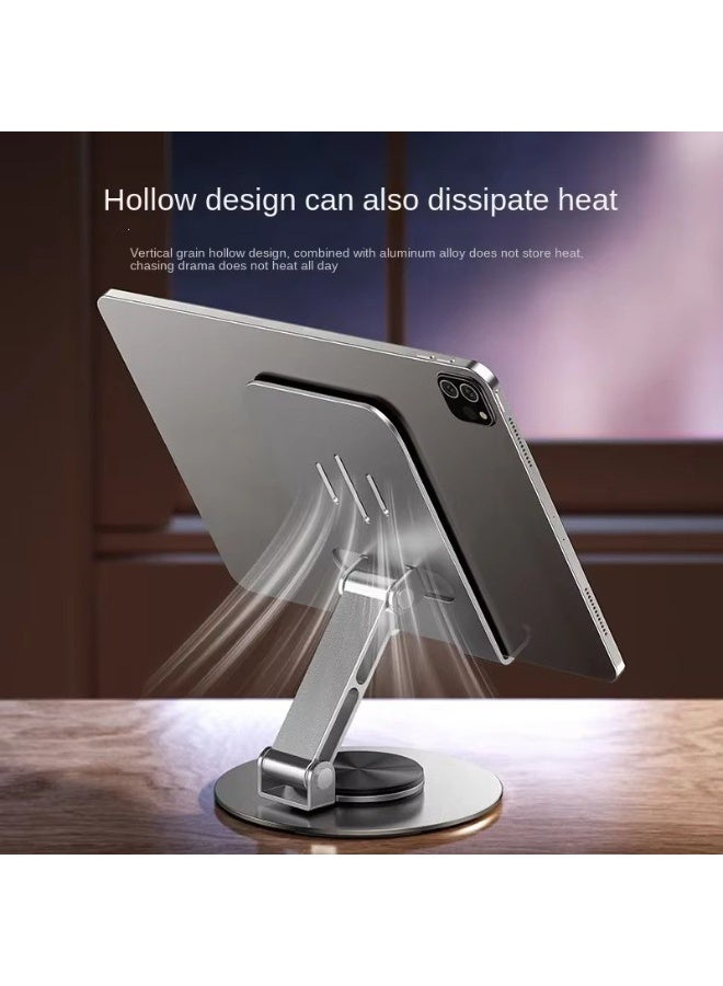 This phone holder opens and closes easily – lightweight, portable, and adjustable to any angle. Suitable for phones and tablets, it features a non-slip silicone base. - Image 3