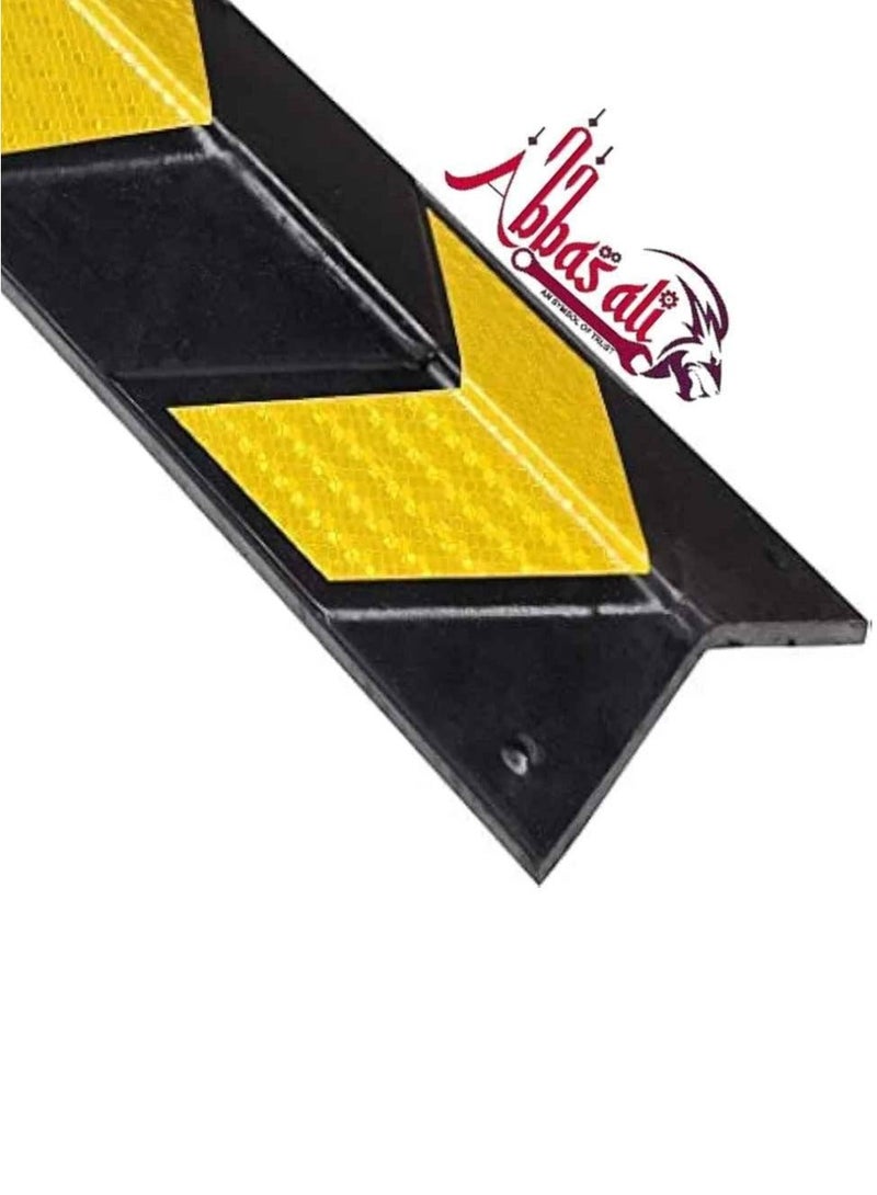 عباسلي واقي زاوية عاكس من قطعتين مع شرائط صفراء لحماية زوايا المرآب - Image 3