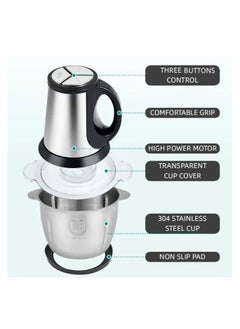 SILVER CREST Meat Chopper Electric Silver Crest  stainless steel Bowel Capacity 3.8L Powerful Pure  - Image 5