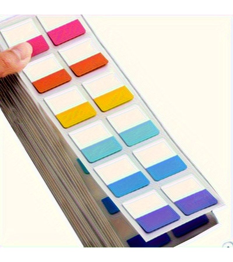 120 Writable Plastic Index Labels Reusable Page Markers Random Color S - Image 5