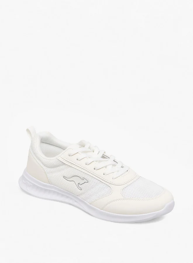 kangaROOS Men's Textured Sports Shoes with Lace-Up Closure