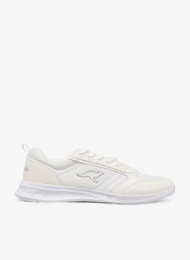 kangaROOS Men's Textured Sports Shoes with Lace-Up Closure