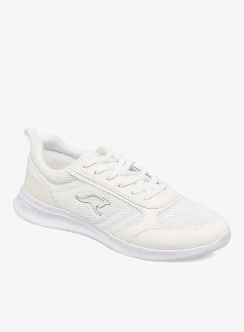 kangaROOS Men's Textured Sports Shoes with Lace-Up Closure