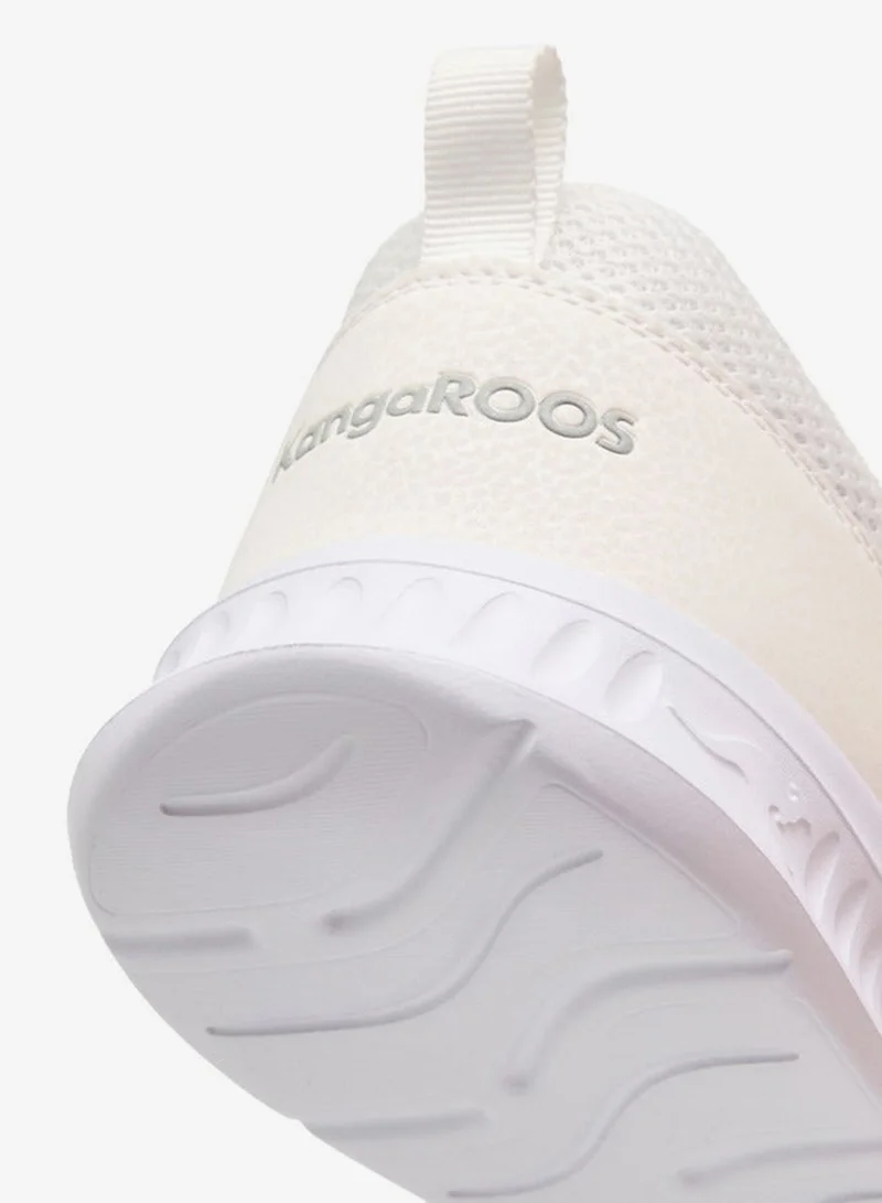 Kangaroos WHITE Men's Textured Sports Shoes with Lace-Up Closure for Men | Best Price UAE