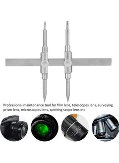 Y&D Dual Tip DSLR Camera Lens Flat&Pointed Spanner, Professional Flat and Pointed Tips for Most Cameras, Open Tool Set Disassemble 10-130mm  - Image 4