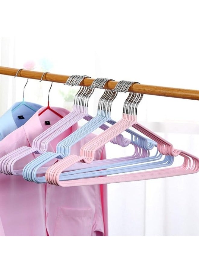 FALMER - 50 pieces of stainless steel hangers, made of stainless steel, size 40*25 cm - Image 1