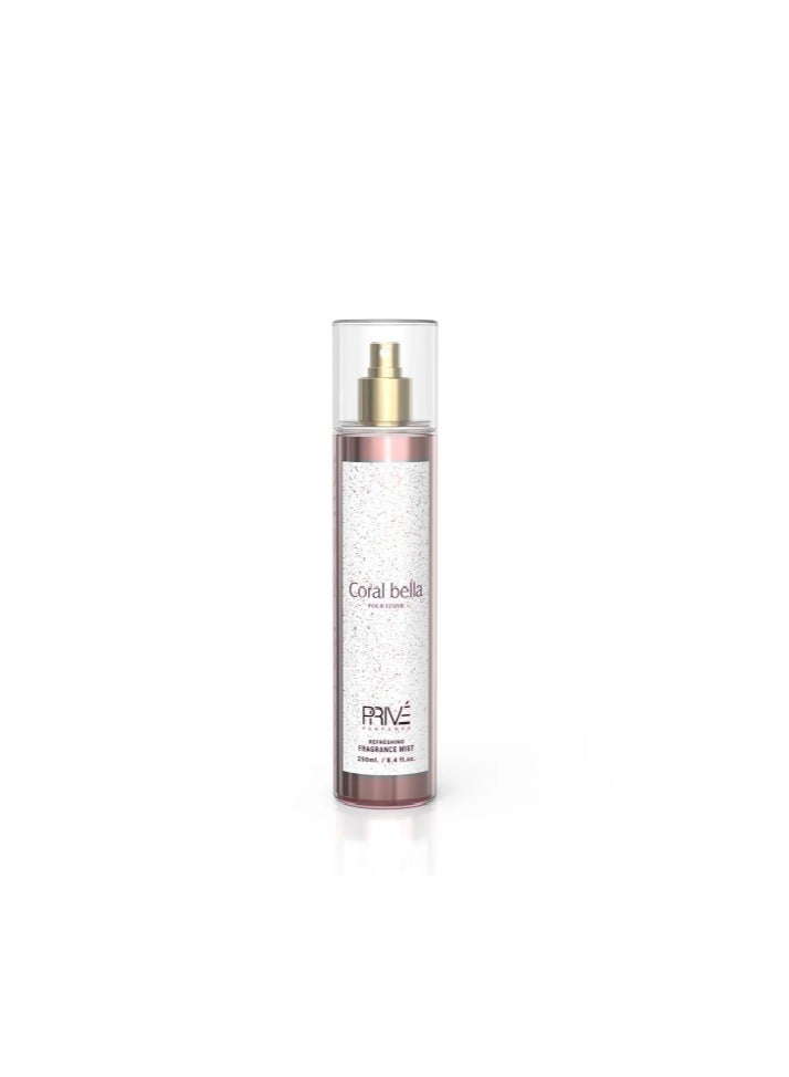 CORAL BELLA - Body Mist - For Women - 250ml