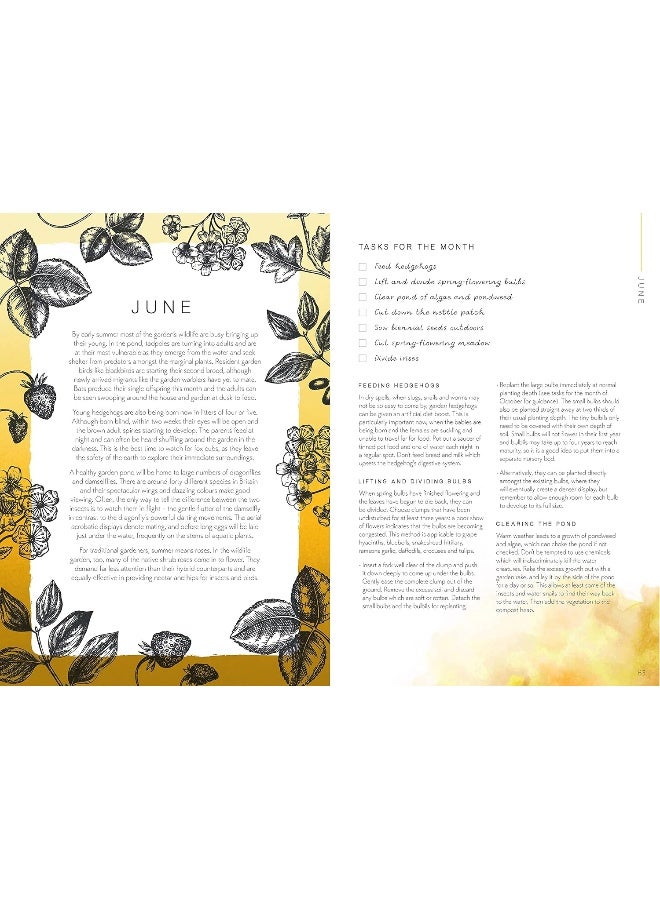 David & Charles The Wildlife Gardener's Almanac: A seasonal guide to increasing the biodiversity in your garden - Image 4