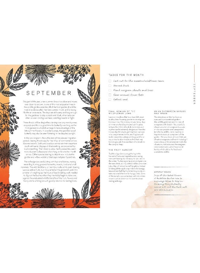David & Charles The Wildlife Gardener's Almanac: A seasonal guide to increasing the biodiversity in your garden - Image 5
