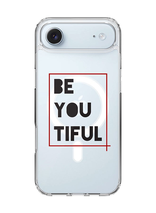 Stylizedd Classic Clear MagSafe Case for iPhone 17 Air , Hybrid Soft Case Flexible Edges Anti Drop TPU PC Gel Thin Transparent Cover [ Designed for iPhone 17 Air ] - Beyoutiful