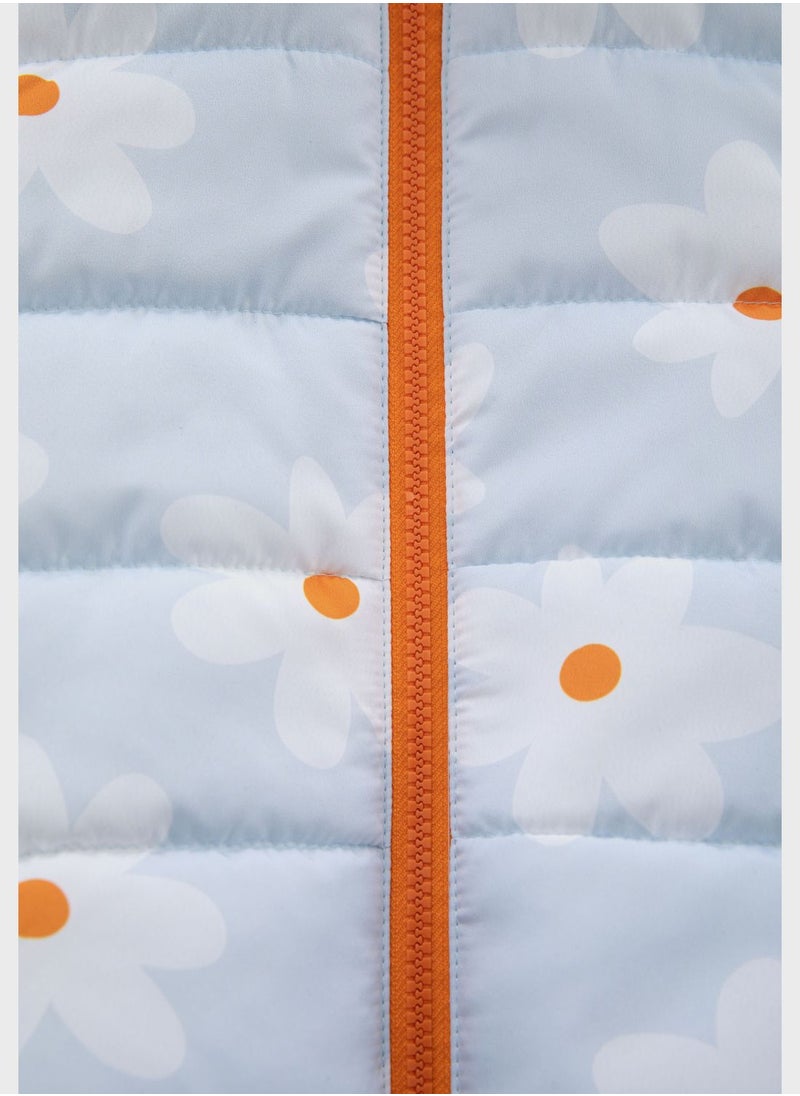 DeFacto - Infant Printed Puffer Vest - Image 1