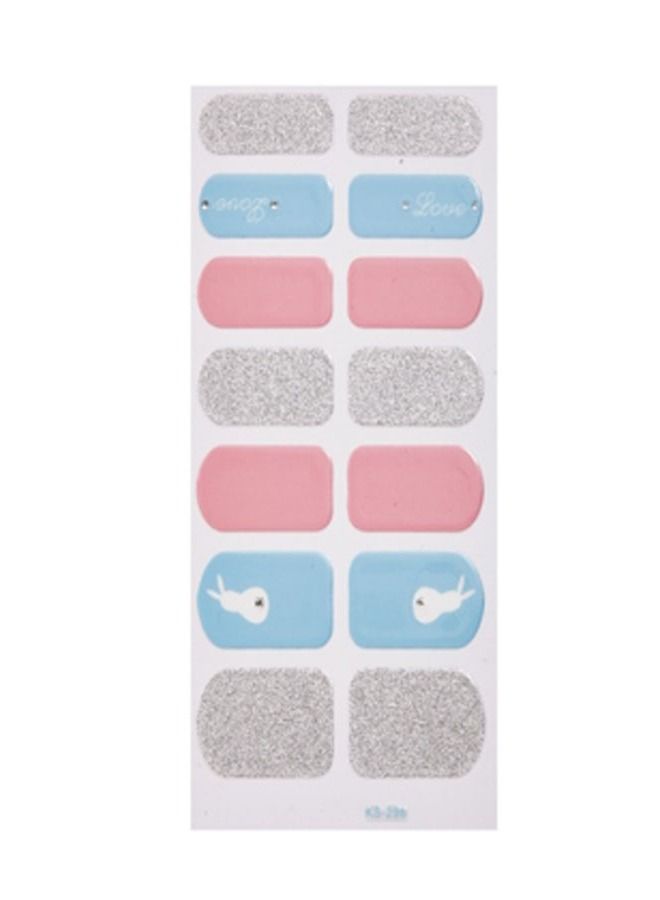 14-Pieces Fashion Nails Stickers