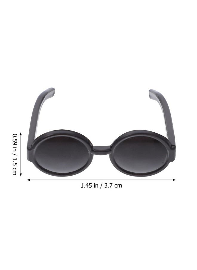 TOYANDONA - 40 Pairs Diy Doll Dressing Glasses Doll Eyeglasses Mini Plastic Glasses Kids Doll Dress Up Toys Mini Dolls Costume Accessories For Crafts Dollhouse ( Random Color ) - Image 1