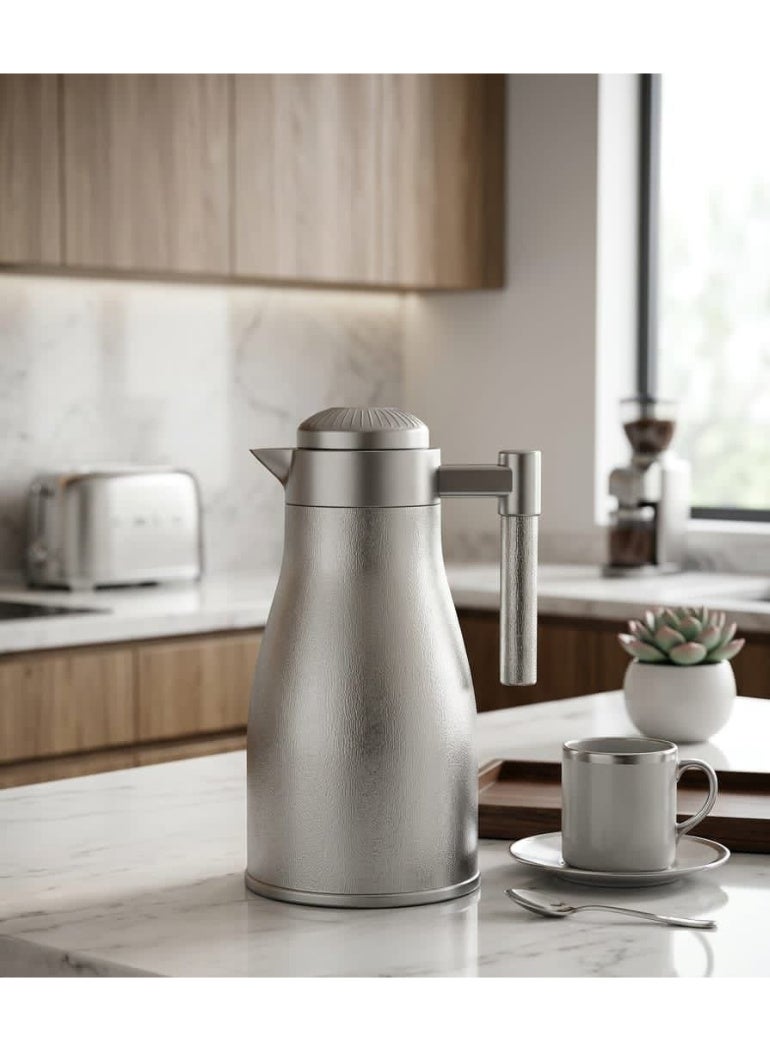 Modern serving pot in matte gray – 1 liter capacity - Image 2