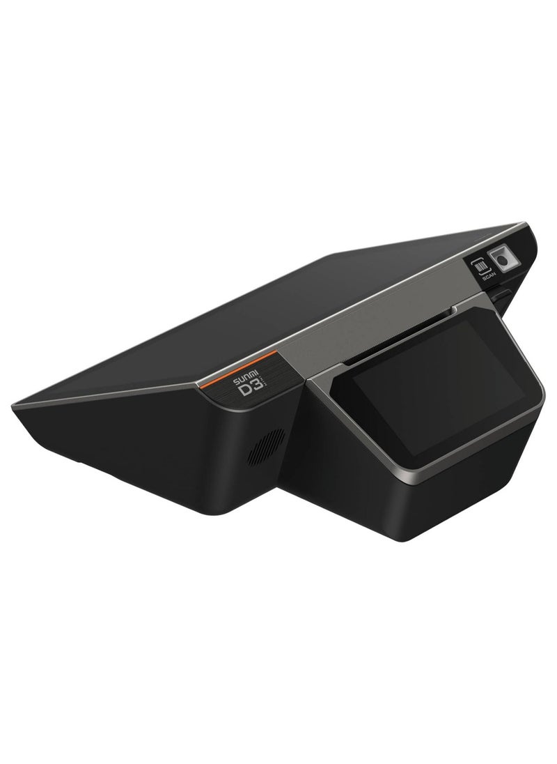 Generic sunmi Desktop Terminal,10.1" HD IPS Touch & 4" WXGA IPS Touch Display, Built-In 80mm Thermal Printer, 250mm/s Print Speed, 1D/2D Barcode Reading  - Image 2