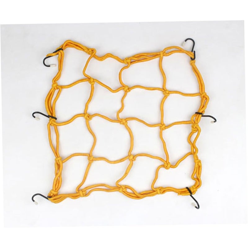 Motorcycle Cargo Net With Hooks Elastic Bungee Luggage Holder For Helmets 1 Pack - Image 5