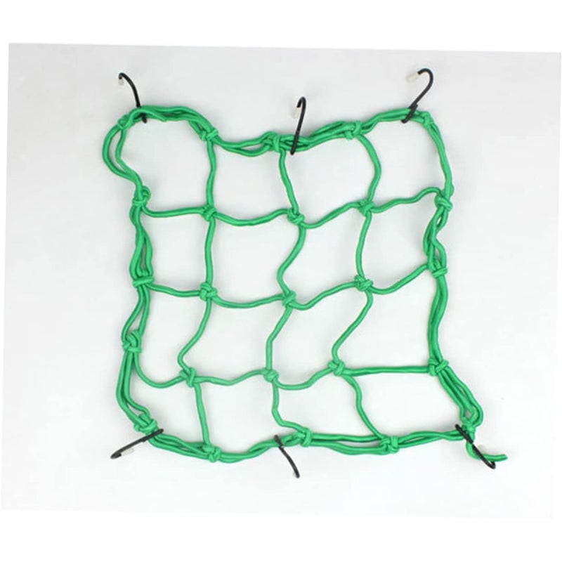 Motorcycle Cargo Net With Hooks Elastic Bungee Luggage Holder For Helmets 1 Pack - Image 3
