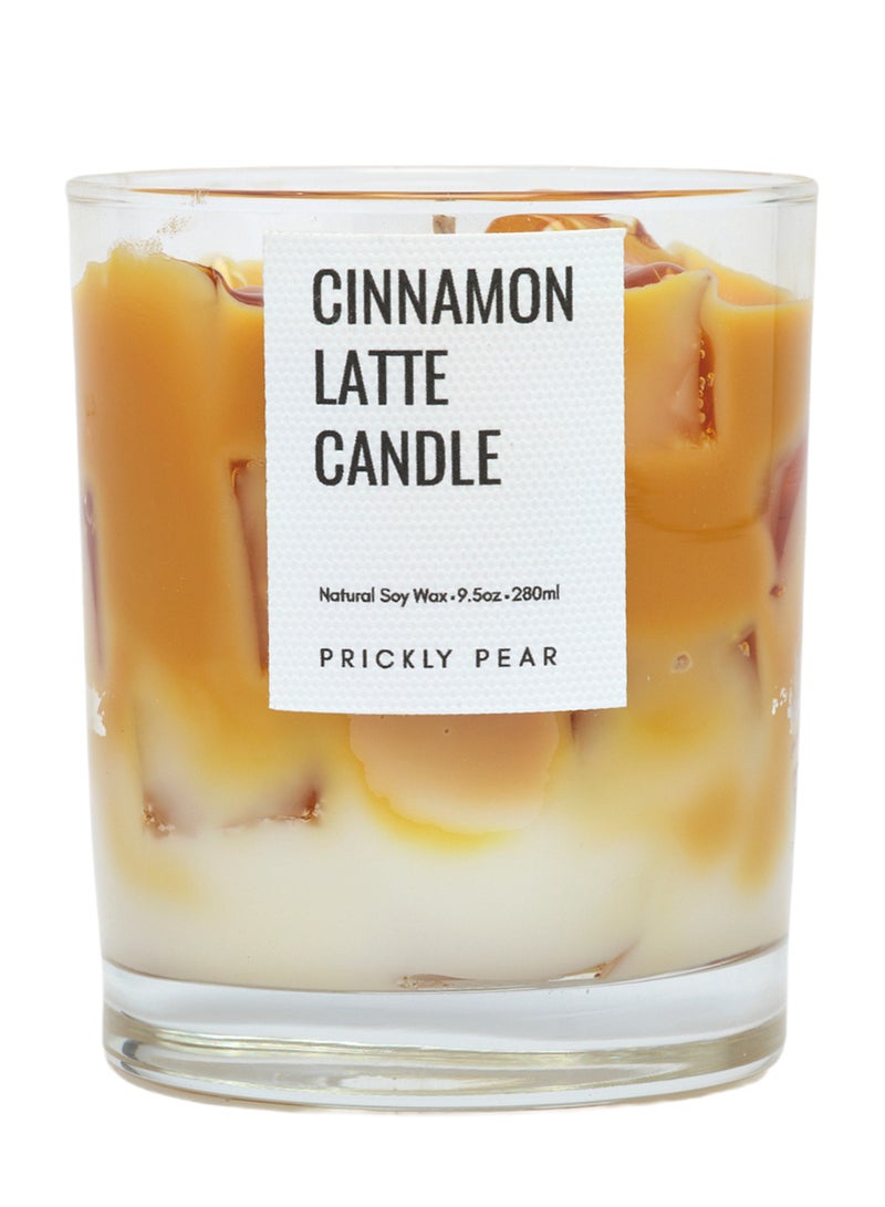 Prickly Pear Cinnamon Latte Candle 9.5oz - Image 1