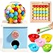 QimuMku 96 Wooden Gumball Machine Counting Montessori Toys for 3 4 5 Years Old Boys Girls Toddler Preschool Learning Activities Toy for Kids Ages 48 Birthday Gifts Sensory Toys - Image 2