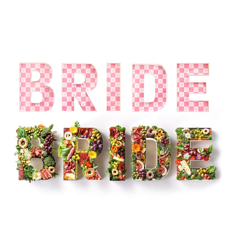 Pop Fizz Designs Charcuterie Board Letters I Baby or Bridal Shower Food Trays I Decorations Fillable Letters for Charcuterie I Food Display Bride - Image 2
