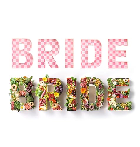 Pop Fizz Designs Charcuterie Board Letters I Baby or Bridal Shower Food Trays I Decorations Fillable Letters for Charcuterie I Food Display Bride - Image 1