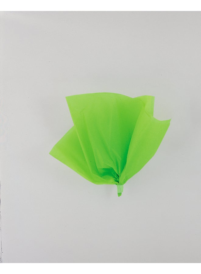 Unique 10 Lime Green Tissue Sheets