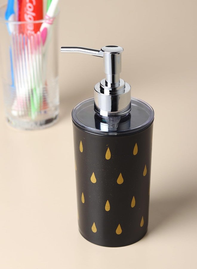 BATH GURU BG-SDB 08 Countertop Liquid Soap Dispenser for Wash Basin Bathroom, Multi-Use Plastic Dispenser Bottle for Shampoo, Lotion, Conditioner, Body Wash, Cleansing Oil, Dish Wash 300 Ml (Black) - Image 1