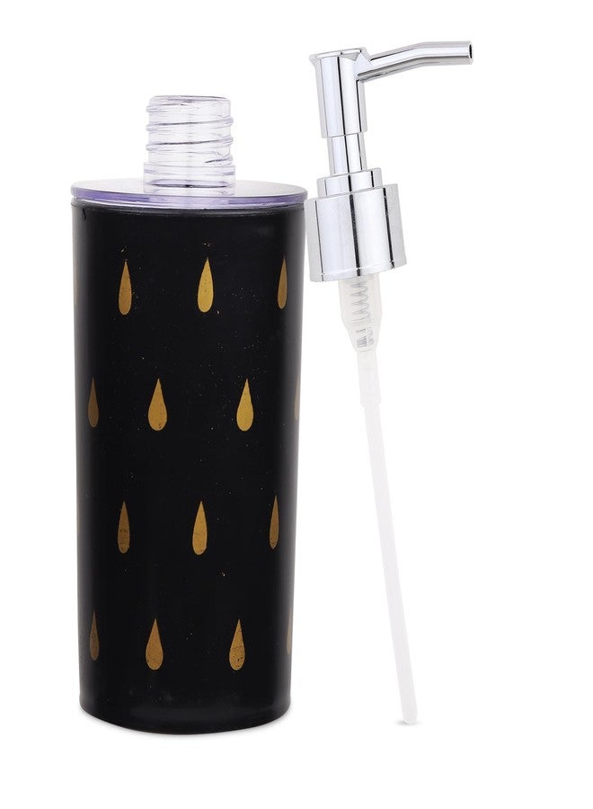 BATH GURU BG-SDB 08 Countertop Liquid Soap Dispenser for Wash Basin Bathroom, Multi-Use Plastic Dispenser Bottle for Shampoo, Lotion, Conditioner, Body Wash, Cleansing Oil, Dish Wash 300 Ml (Black) - Image 5