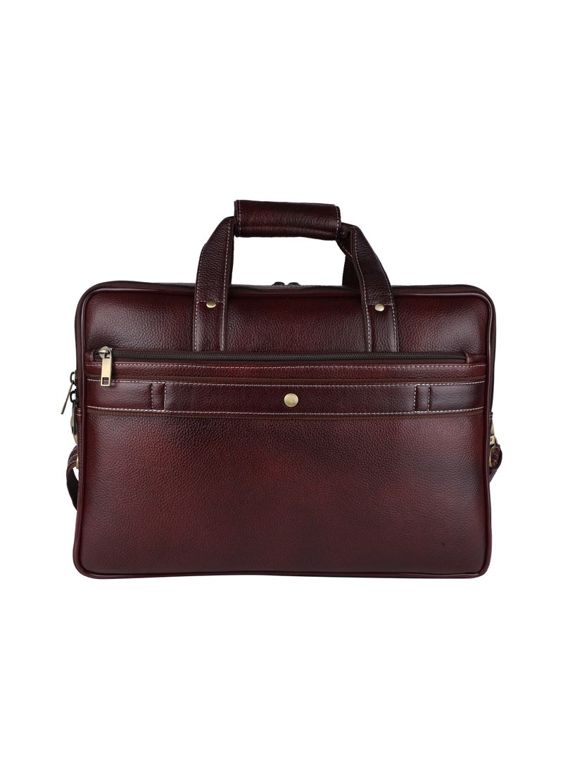 LAVERI LEATHER - Genuine Leather Office And Travel Document Laptop bag Style 437 C - Image 1