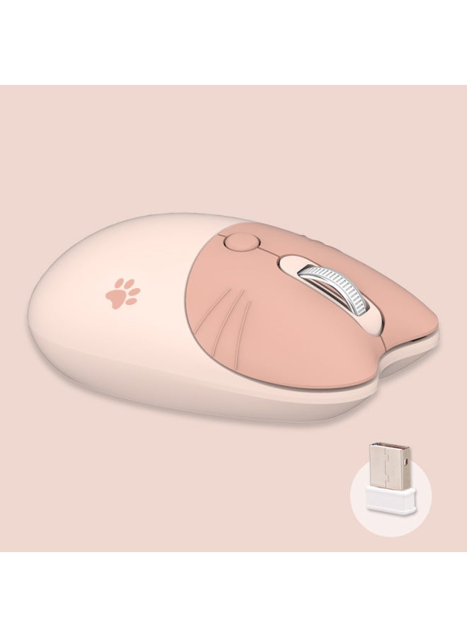 Ferris Hand M3 Wireless Mouse Girl Laptop Office Portable Unlimited Mouse Silent Cute Cute-Specifications:Brown Wireless Version  - Image 2