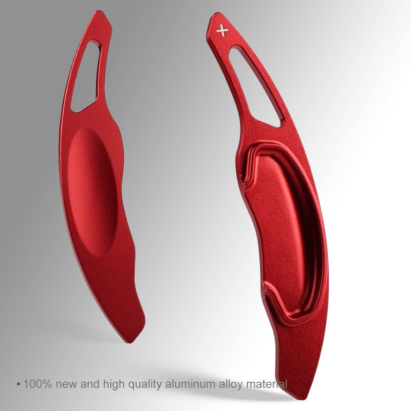 Thenice Compatible with Honda Civic Aluminium Alloy Paddle Shifters Paddle Shift Extension for 11th Gen Civic 2022-2026, Accord/CR-V 2023-2026 (Red) - Image 2