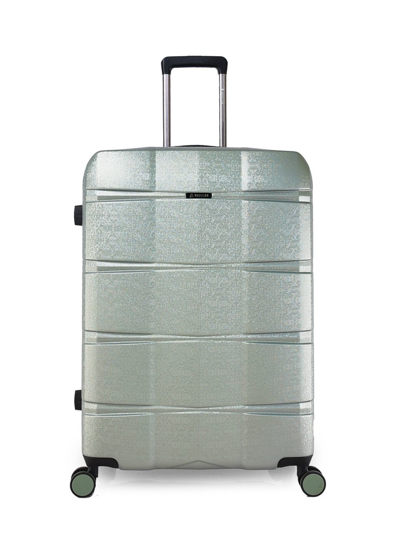 MAGELLAN Magellan Unisex Luggage Hard PC Material Travel Trolley Bag 1644HA/4P Matcha Green  - Image 3